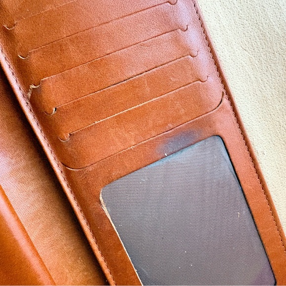 Dooney & Bourke Vintage Brown Leather Kiss Lock Wallet 🦆🤎 - Picture 6 of 7